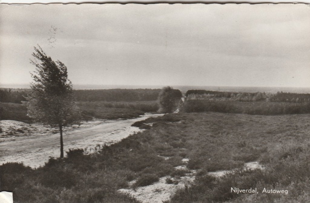 nijverdal- autoweg, Ophalen of Verzenden, 1940 tot 1960, Friesland
