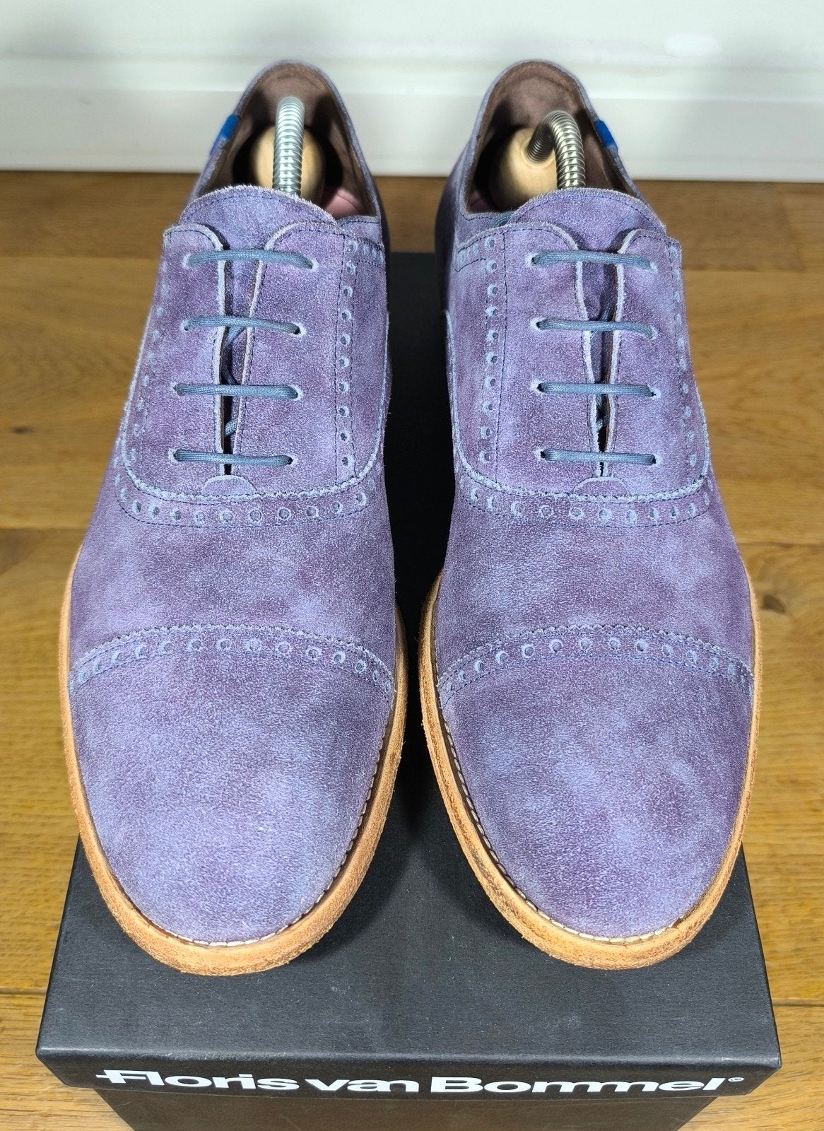 Floris van Bommel herenschoenen maat 8,5 / 42,5, Ophalen, Overige kleuren, Floris van Bommel, Zo goed als nieuw