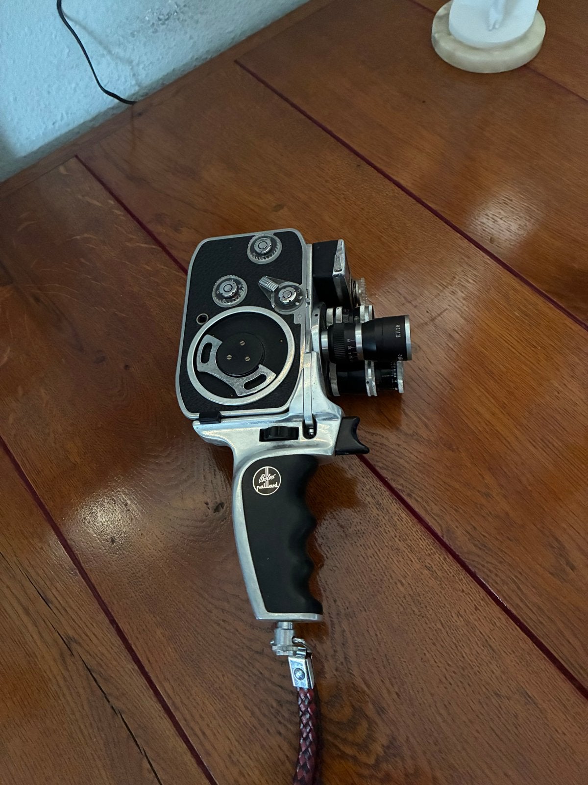 Vintage Bolex Paillard 8mm filmcamera met handvat, Ophalen, 8mm, Camera