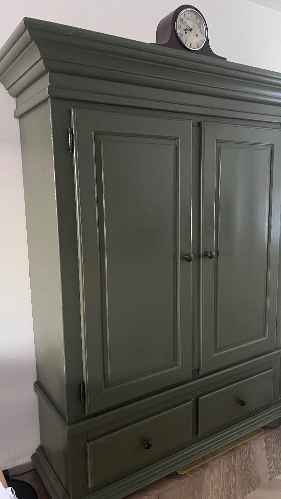 Zeer mooie Buffetkast groen, Huis en Inrichting, Kasten | Buffetkasten, Ophalen, Gebruikt, Met deur(en), 200 cm of meer