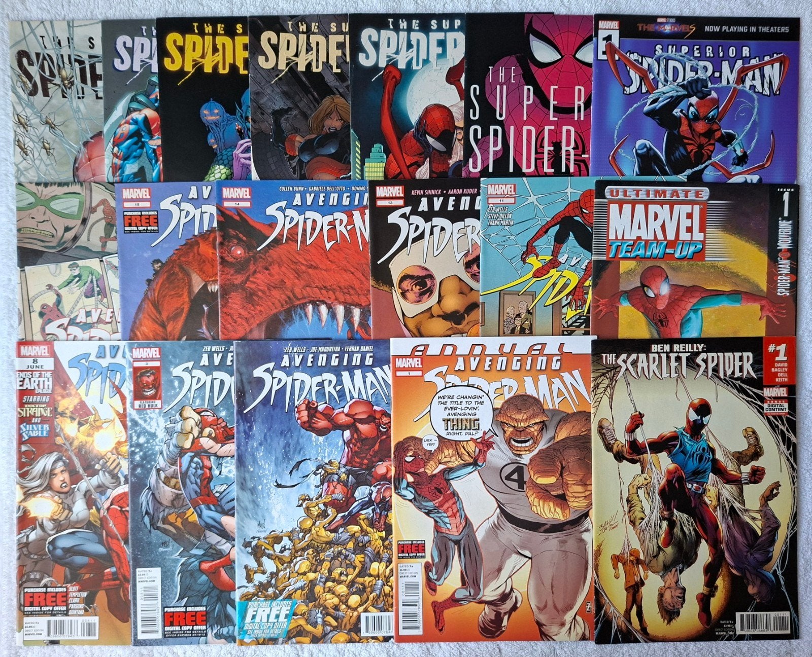 US SPIDER-MAN COMICS (3). NIEUWSTAAT. 3 EURO PER STUK., Meerdere comics, Ophalen of Verzenden, Zo goed als nieuw, Amerika
