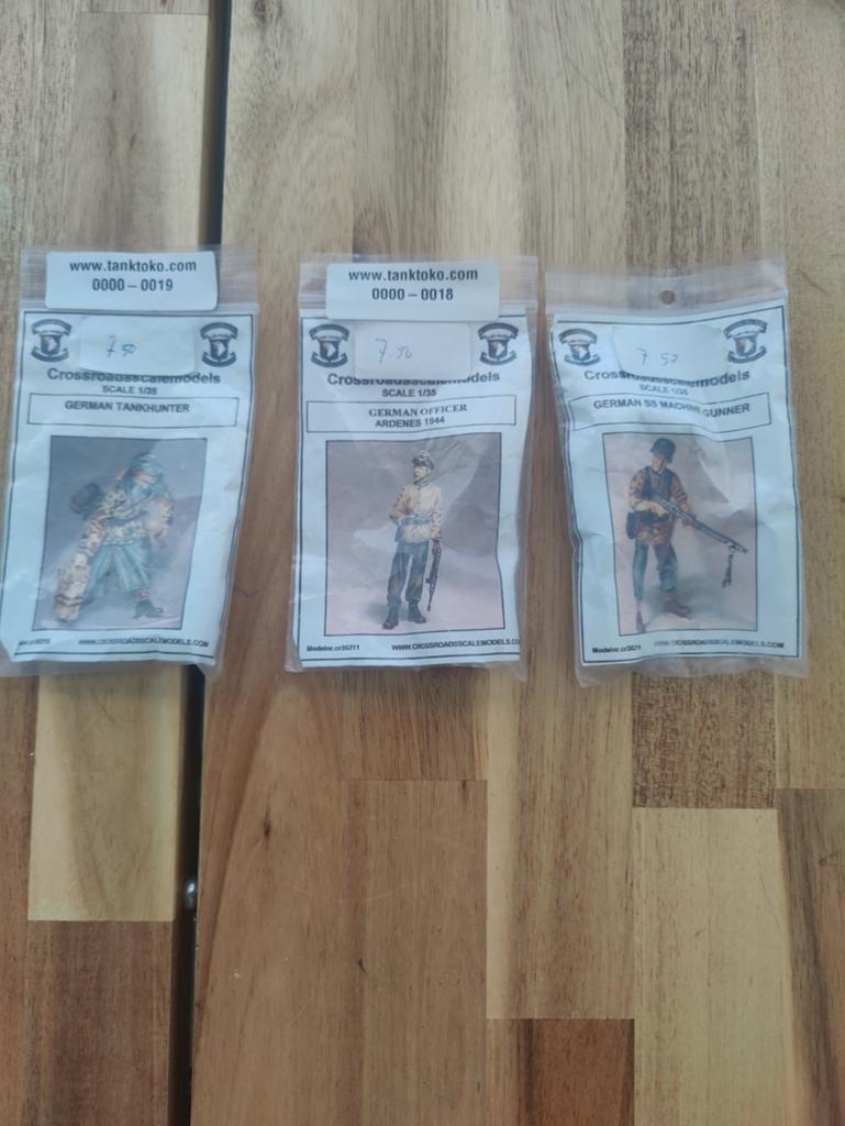 WW2 poppetjes 1/35 duitse, Ophalen of Verzenden, 1:35 tot 1:50