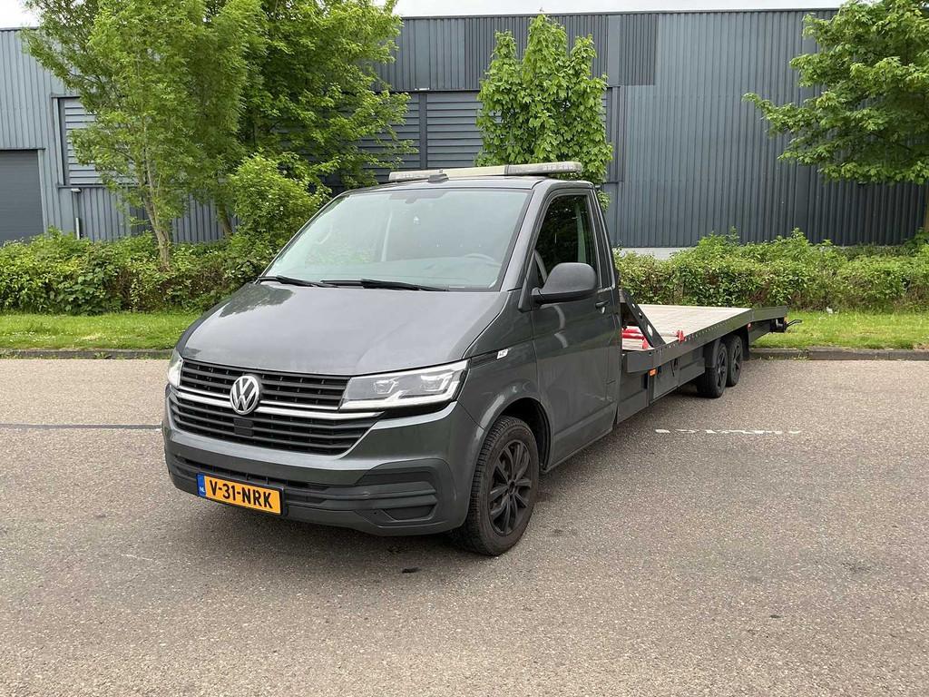 Volkswagen - Transporter T6 Oprijwagen 2.0 TDI - Truck - 202, Auto's, Vrachtwagens, Overige merken, Overige brandstoffen, Bedrijf