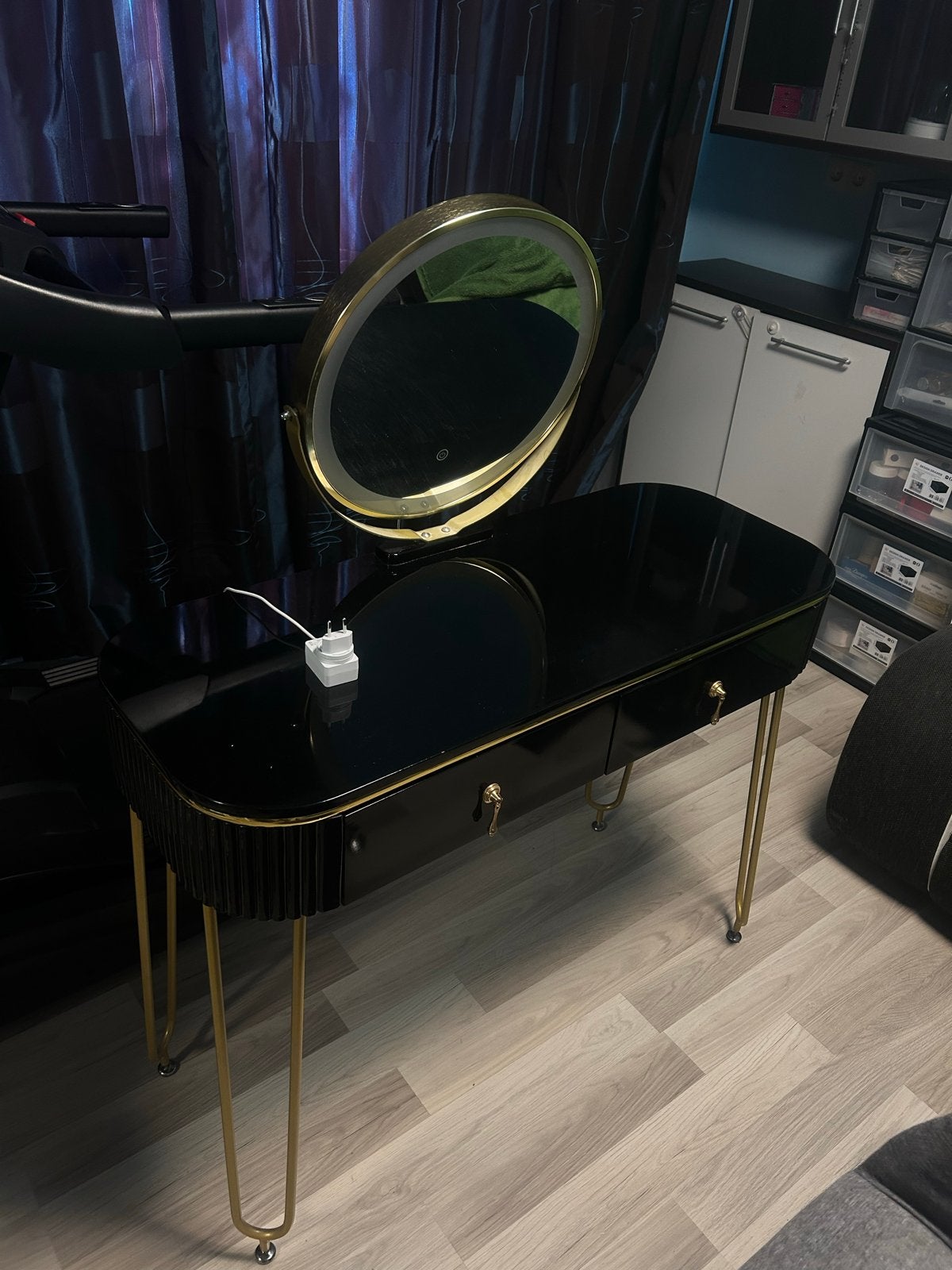 Make up tafel, Ophalen of Verzenden, Zo goed als nieuw, Metaal of Aluminium, 100 tot 150 cm