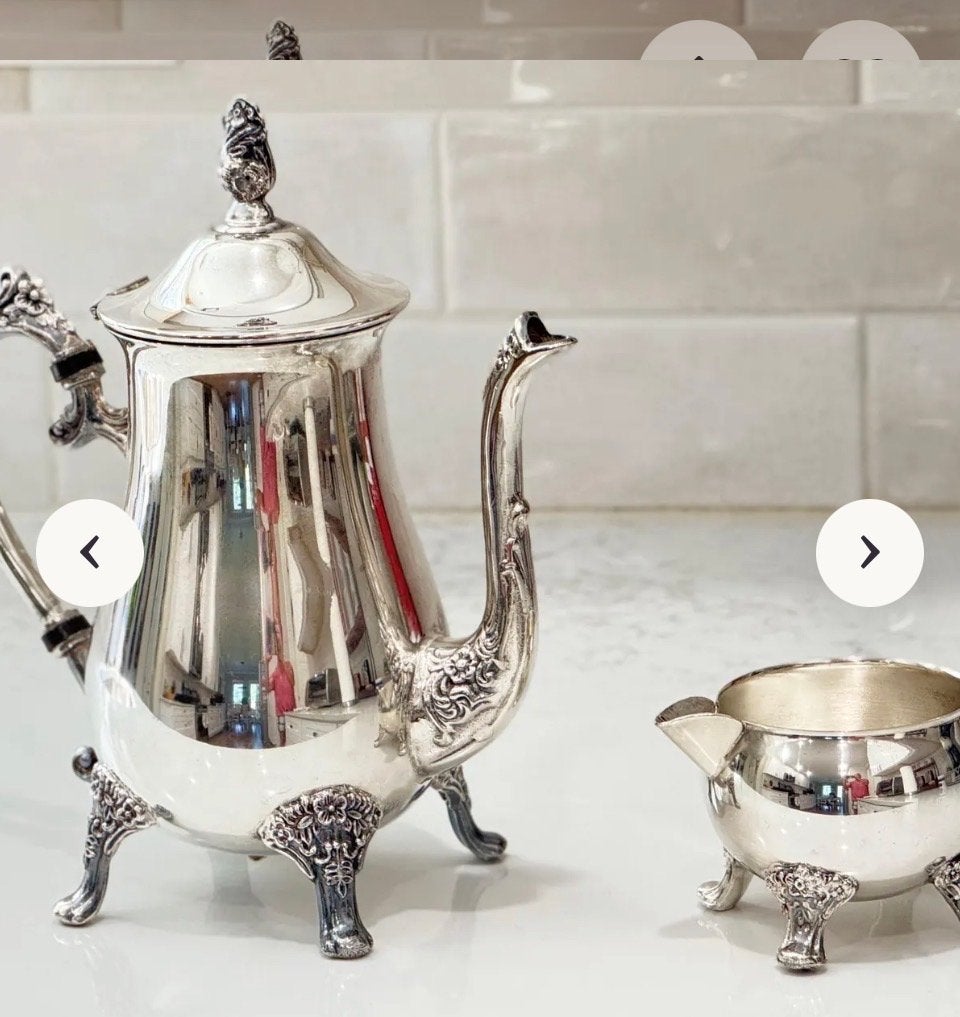 Ranleigh verzilverd theeservies, Ophalen, Zilver