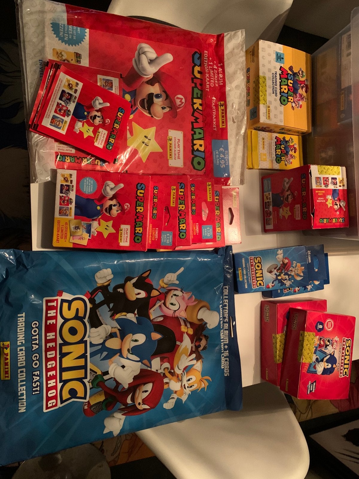Panini , mario en sonic, Verzamelen, Ophalen, Nieuw