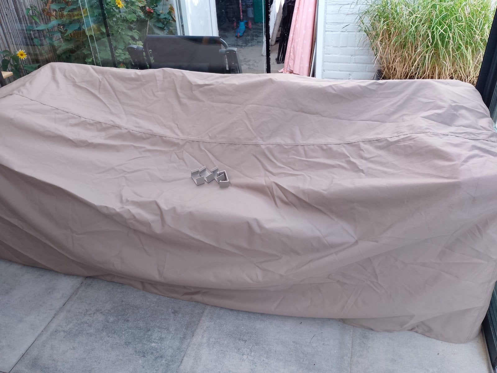 Raffles Tuinmeubelhoes 230x100x75cm Waterdicht Beige ZGAN, Ophalen of Verzenden