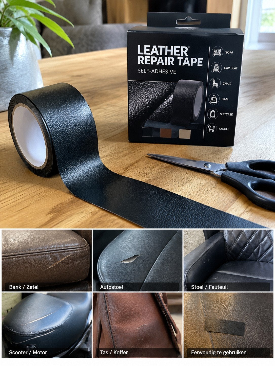 Micterleather Leren tape (Gratis levering), Verzenden