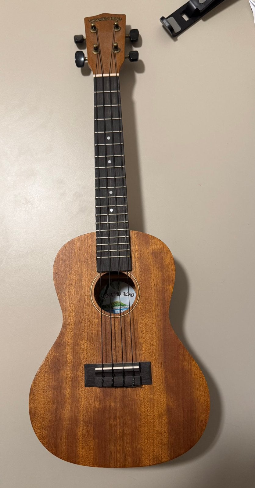 Diamond head ukelele, Muziek en Instrumenten, Snaarinstrumenten | Overige, Ophalen, Zo goed als nieuw, Ukelele