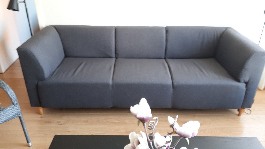 3-zits bank, Ophalen, Gebruikt, Minder dan 75 cm, Driepersoons