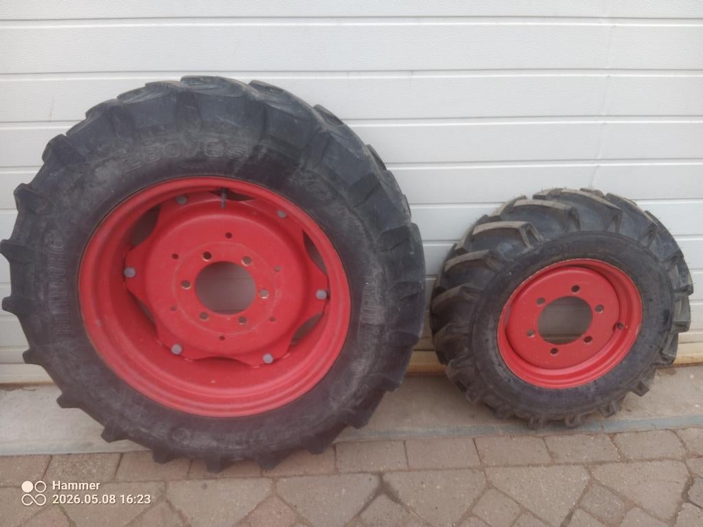 Banden met velgen fendt smalspoor, Ophalen of Verzenden