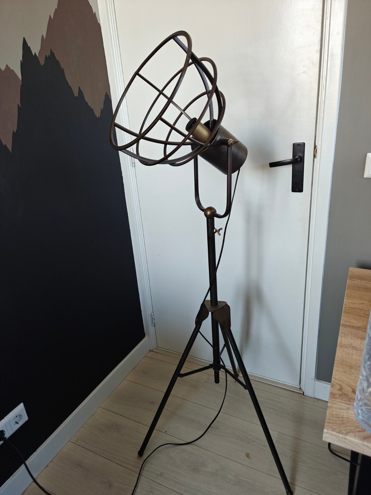 Industriële vloerlamp, Ophalen, Zo goed als nieuw