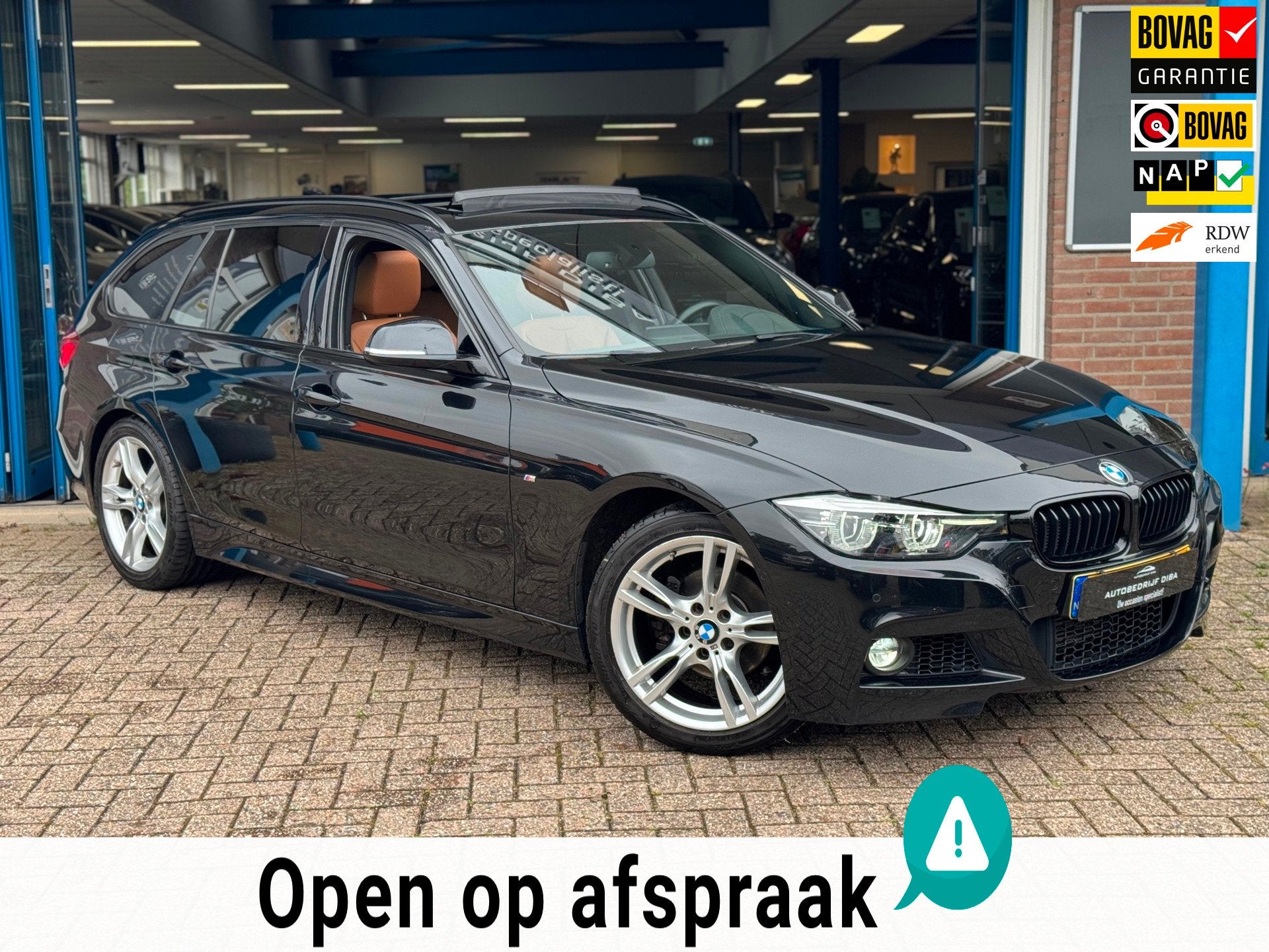 BMW 3-serie Touring 318i M Sport 2019 AUT PANO CAMERA NAP!, Auto's, Automaat, Gebruikt, Euro 6, 1465 kg