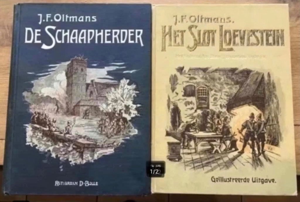 Het slot Loevestein en de schaapherder door J.F.Oltmans, Boeken, Ophalen of Verzenden, Zo goed als nieuw