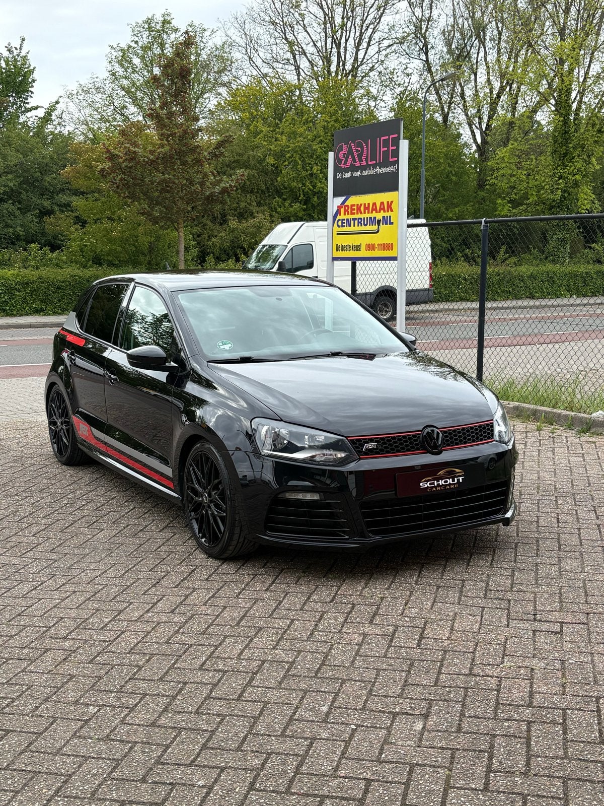 VW Polo 1.2 TSI ABT | 165PK | Keramisch coating | 113.000 km, Voorwielaandrijving, Euro 5, Stof, Zwart