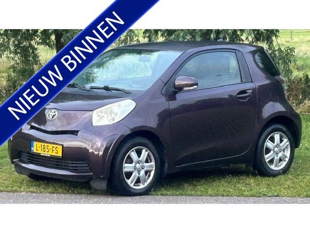 Toyota iQ 1.0 VVTi COMFORT AUTOMAAT 97.000KM! AIRCO AUDIO/CD, Stof, Gebruikt, Zwart, Overige kleuren