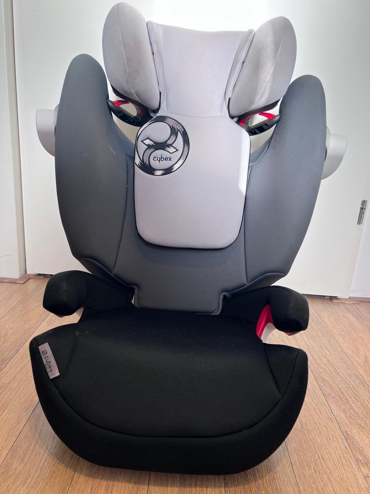 Cybex Pallas autostoel - grijs/zwart, Autogordel of Isofix, Gebruikt, 15 t/m 36 kg, Verstelbare rugleuning