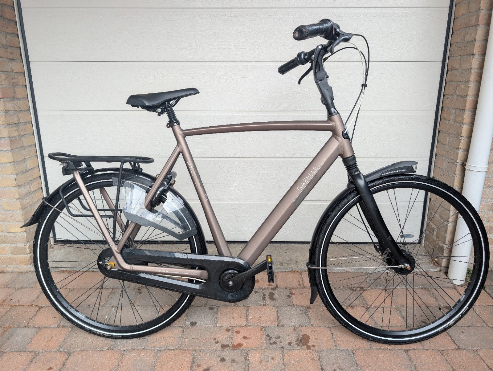 Gazelle Grenoble C8 H65 herenfiets, Ophalen, Gebruikt, Versnellingen, 65 cm of meer