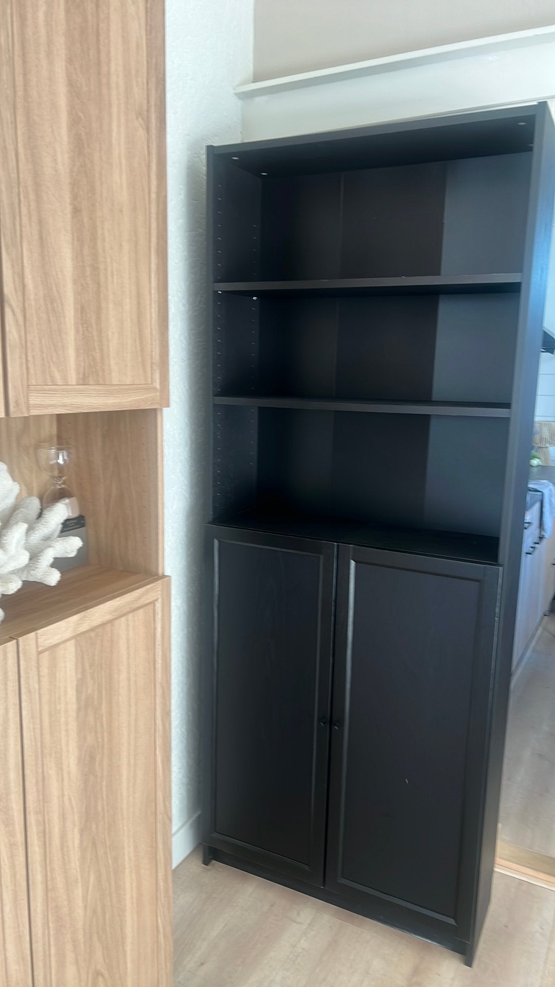 Billy oxberg ikea kast, Huis en Inrichting, Kasten | Boekenkasten, Ophalen, 200 cm of meer, 50 tot 100 cm, Zo goed als nieuw