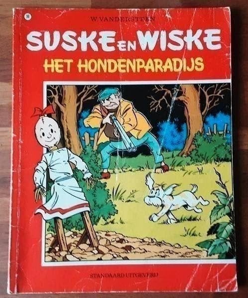 Suske en Wiske 98 Het hondenparadijs - Vandersteen 1977, Eén stripboek, Ophalen of Verzenden, Gelezen