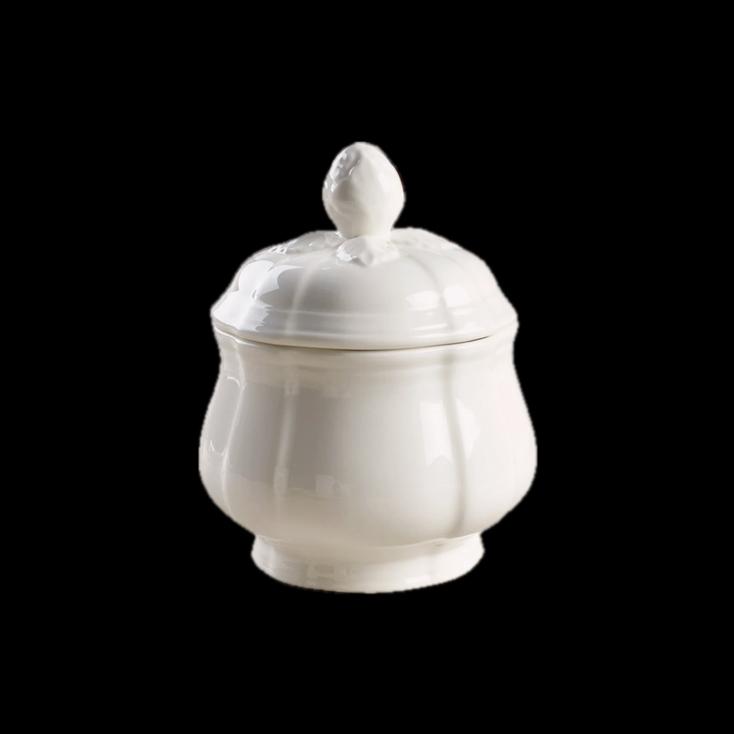 Villeroy & Boch Manoir 𝐕𝐢𝐭𝐫𝐨        Suikerpot+Deksel, Ophalen of Verzenden, Zo goed als nieuw, Porselein, Overige stijlen