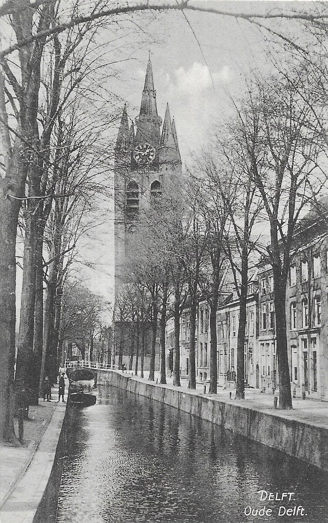 AK Delft - Oude Delft, Ophalen of Verzenden, 1920 tot 1940, Ongelopen, Zuid-Holland