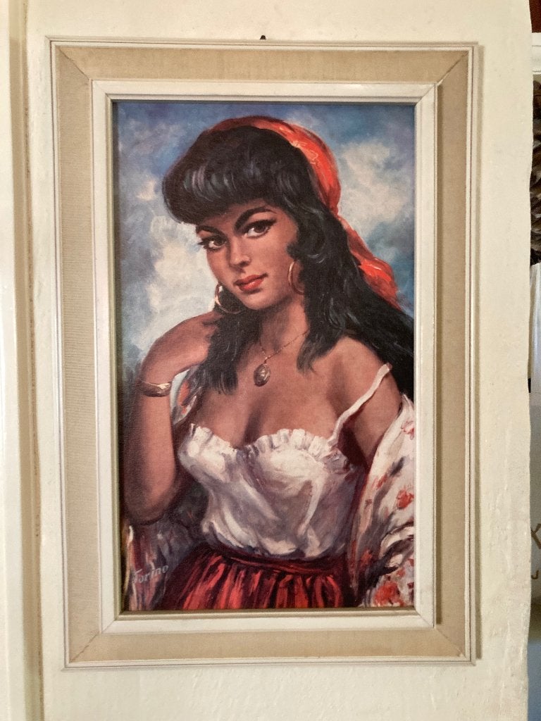 Zigeunervrouw, Antiek en Kunst, Ophalen of Verzenden