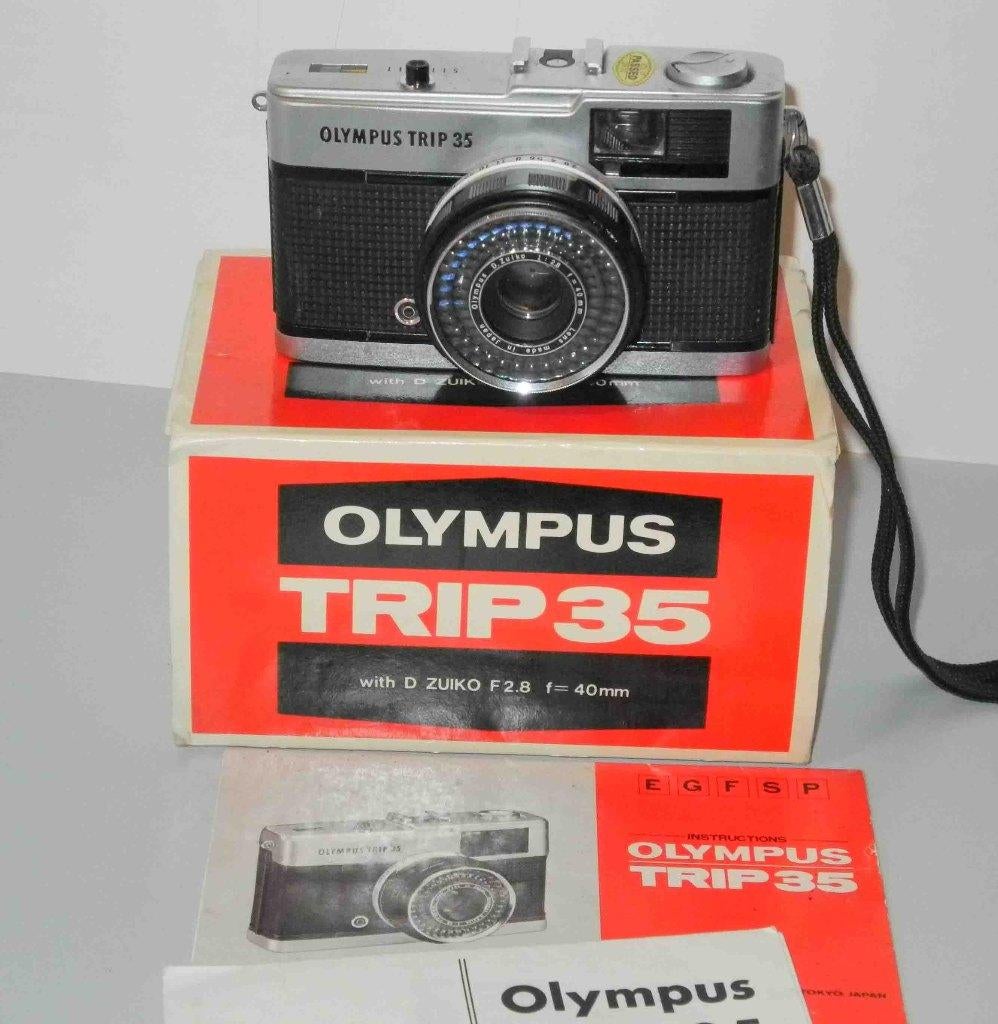Olympus Trip 35 als mint in box, Ophalen of Verzenden, Zo goed als nieuw, Compact, Olympus