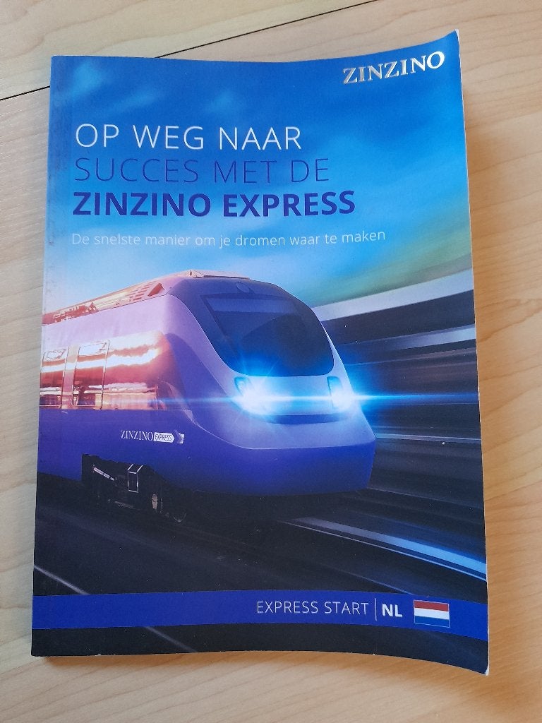 OP WEG NAAR SUCCES MET DE ZINZINO EXPRESS, Ophalen of Verzenden, Zo goed als nieuw