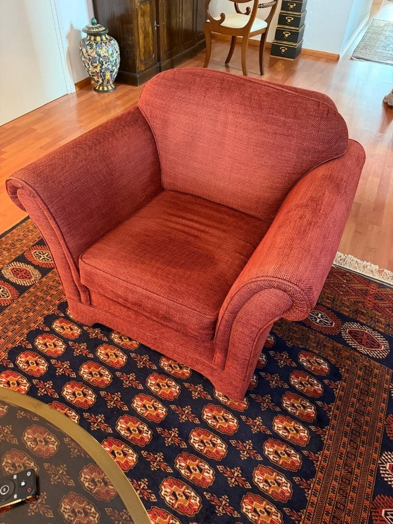 2 rode fauteuils GRATIS, Huis en Inrichting, Ophalen, Gebruikt, Klassiek, 75 tot 100 cm