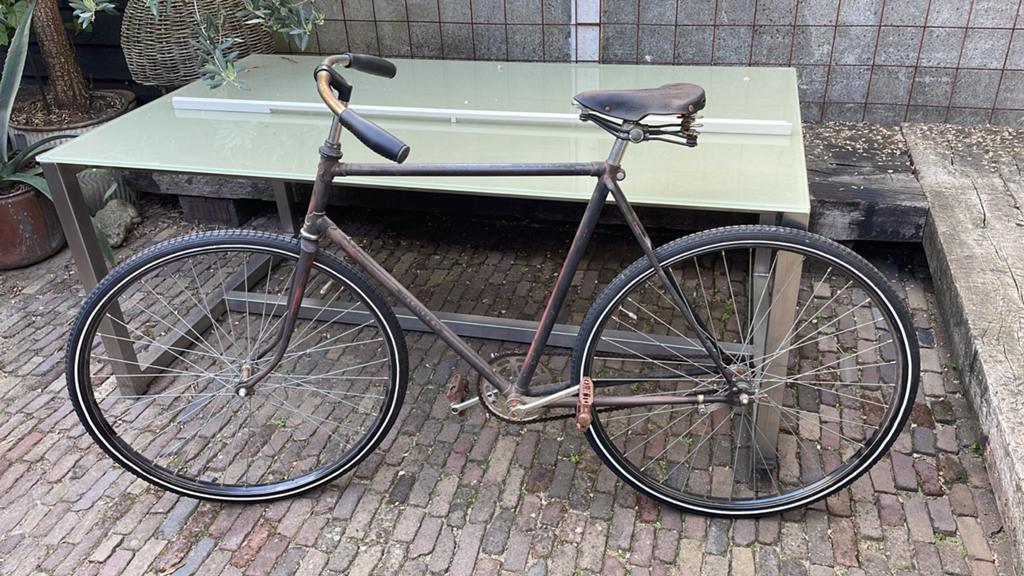Magneet Blue Star - Unieke vintage fiets met patina, 57 tot 61 cm, Ophalen, Gebruikt, Overige merken