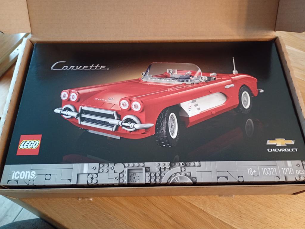 LEGO Icons Chevrolet Corvette 10321 - Nieuw in doos, Ophalen of Verzenden, Nieuw, Overige merken