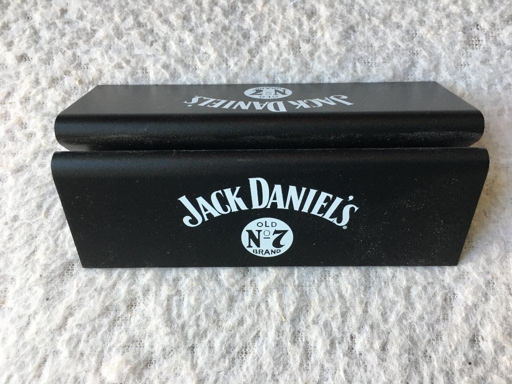 metalen tafel klem Jack Daniels No. 7 reclame mancave, Verzenden, Nieuw, Reclamebord, Plaat of Schild, Overige merken