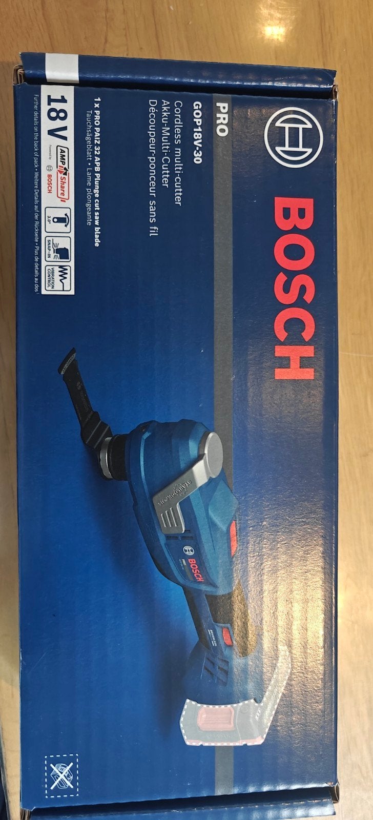 Bosch Professional GOP 18V-30 Accu Multitool (Nieuw), Ophalen of Verzenden, Nieuw