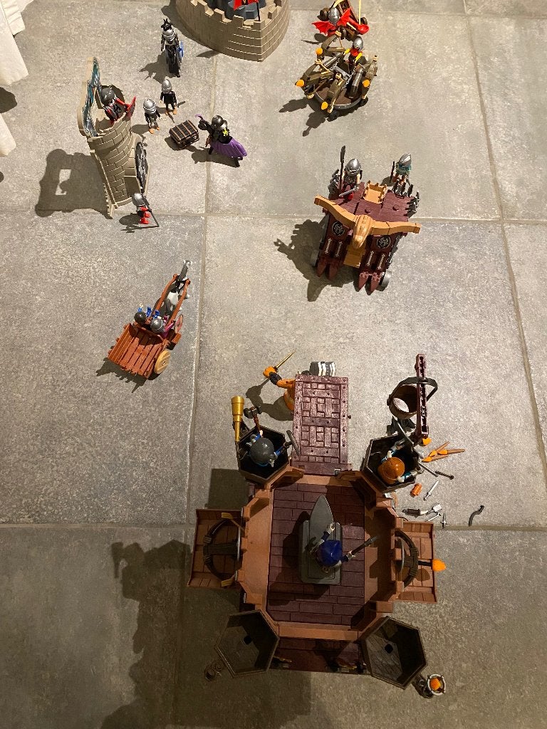 Playmobil diverse Ridder sets partij, Ophalen of Verzenden, Gebruikt
