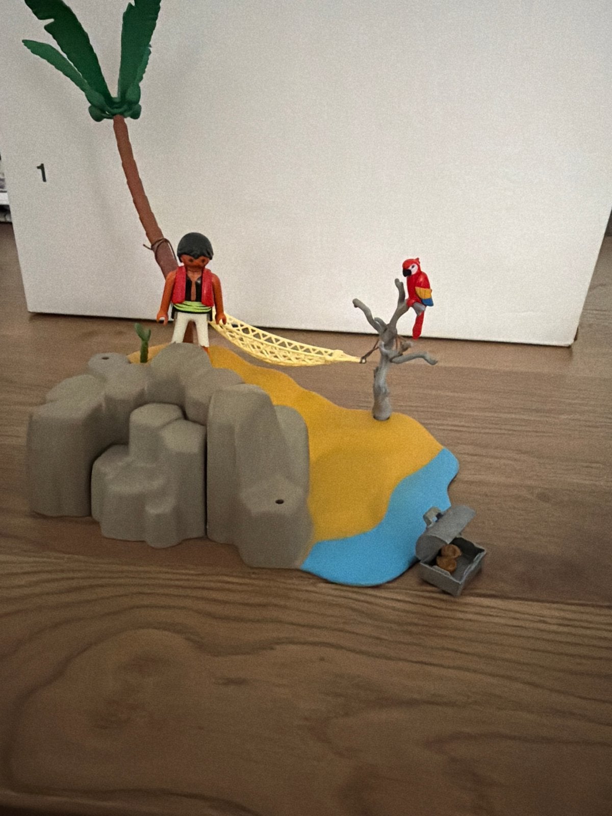 Playmobil Piratenset 4139 met eiland en schatkist, Pirates, Gebruikt, Complete set, Overige typen