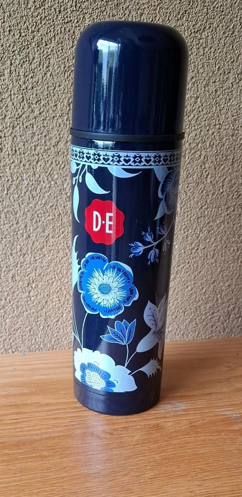 Douwe Egberts Hylper Heritage isolatiefles 0.5 L, Huis en Inrichting, Ophalen of Verzenden, Gebruikt, Blauw