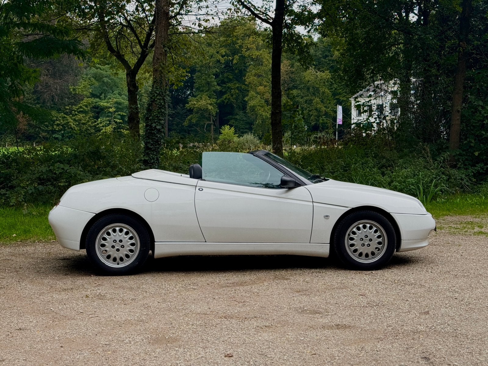 Alfa Romeo Spider 2.0 Twin Spark 16V 1997 Wit, Voorwielaandrijving, Lederen bekleding, Zwart, Spider