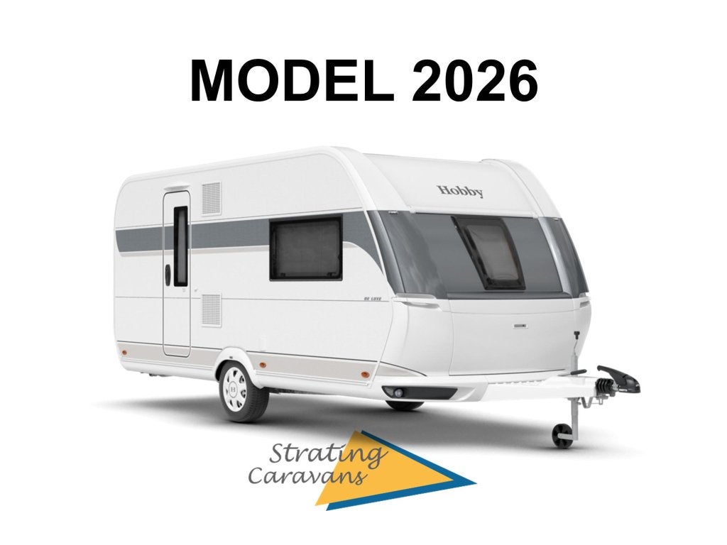 Hobby De Luxe 460 SFF NIEUW!! QUEENSBED!!, Caravans en Kamperen, Overige typen, Hobby, Schokbreker, Bedrijf