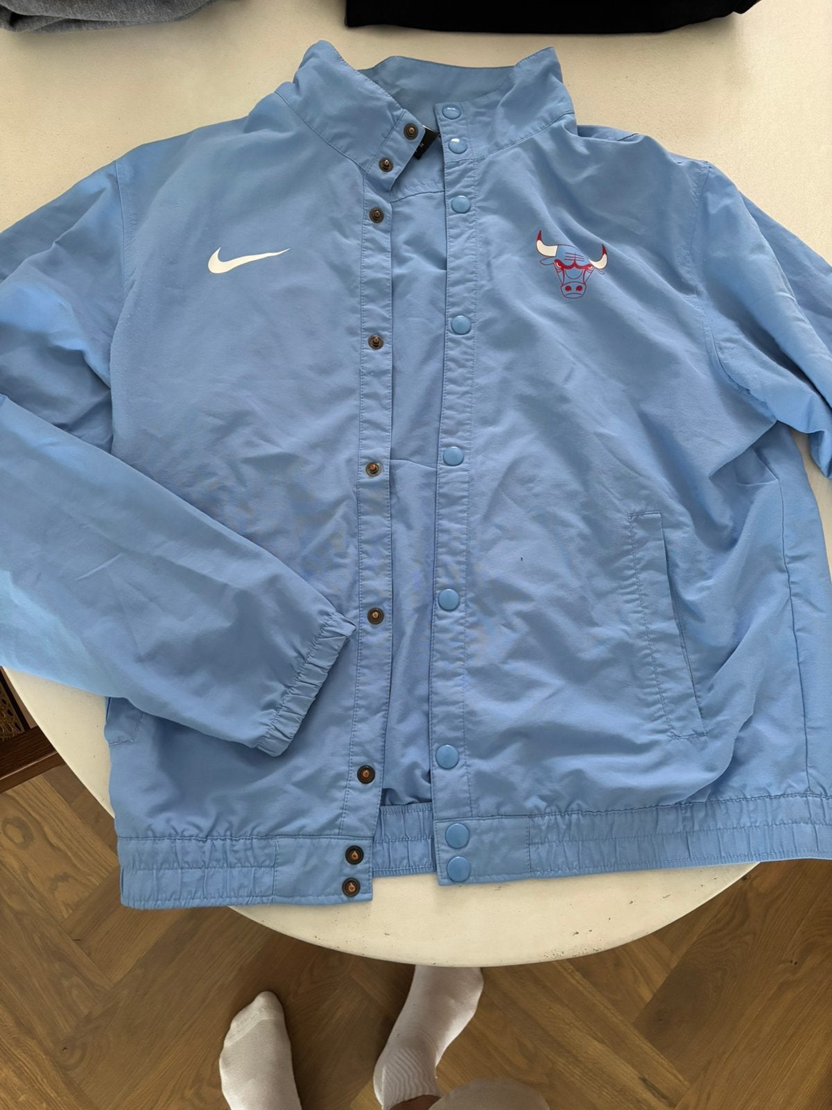 Vintage nike chicago Bulls NBA vest blauw Maat M, Ophalen of Verzenden, Zo goed als nieuw, Blauw