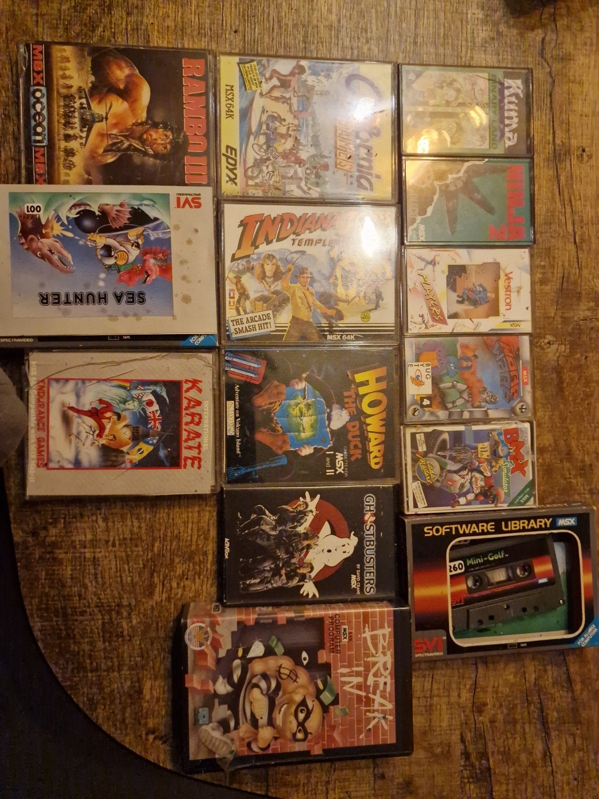 Msx spellen 14 stuks originele bandjes in nette staat, Ophalen of Verzenden