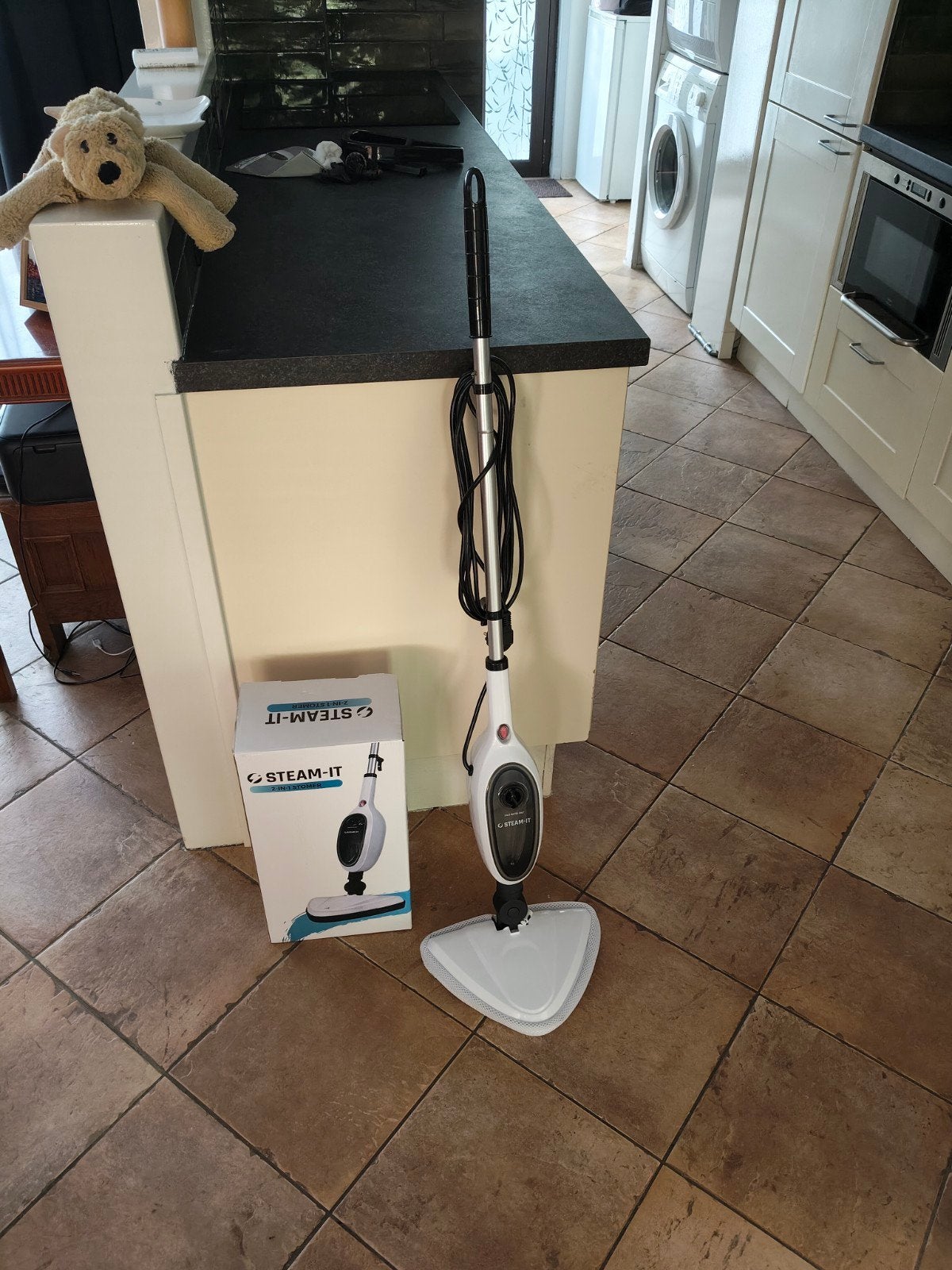 Nieuwe Steam-It 2-in-1 Stoomreiniger met Opzetstukken, Ophalen, Overige merken, Nieuw, Stoomreiniger