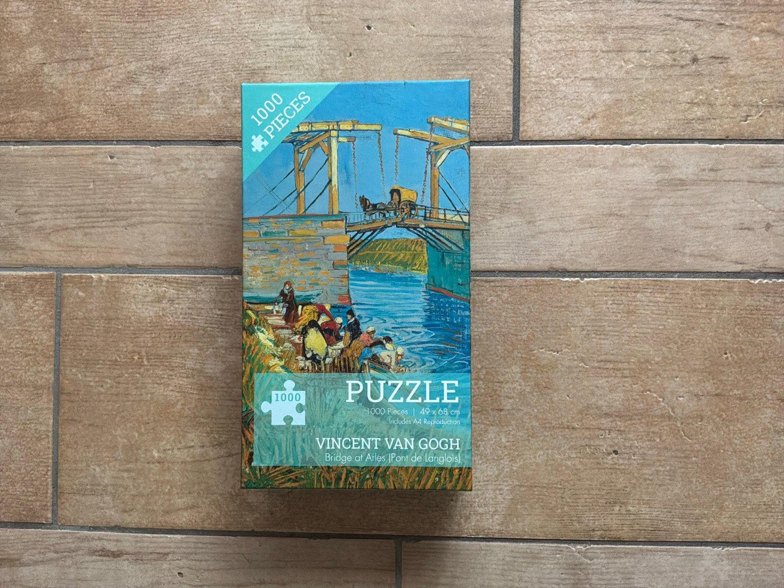 Vincent van Gogh Puzzel - Bridge of Arles (Pont de Langlois), Ophalen of Verzenden, 500 t/m 1500 stukjes, Nieuw, Legpuzzel