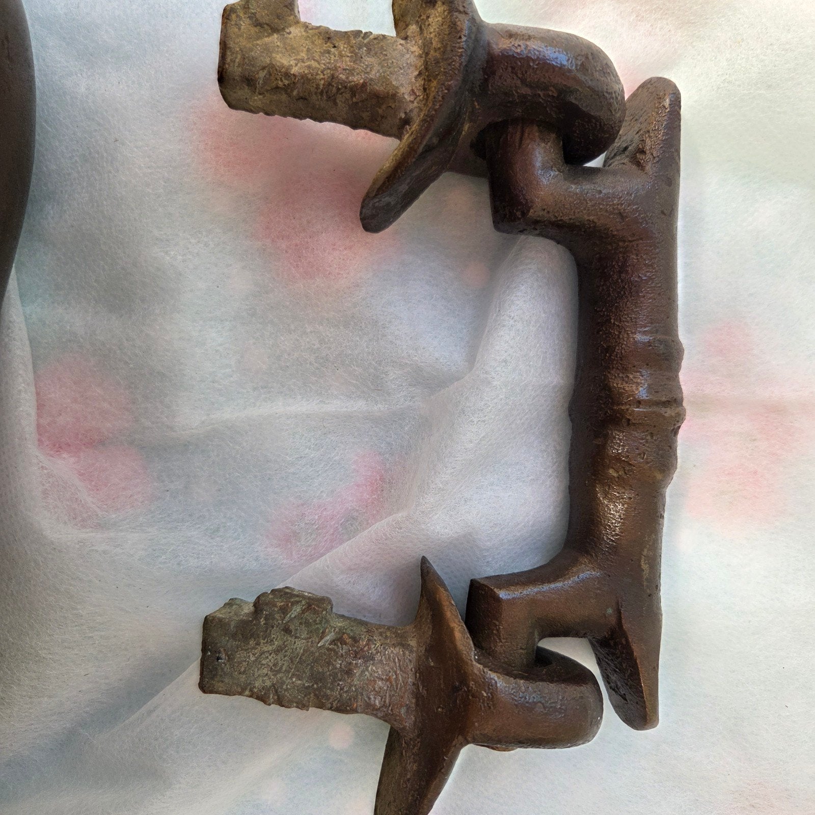 Bronzen gewicht of contra gewicht 6.8 kg/ 20.75 Libra, Ophalen