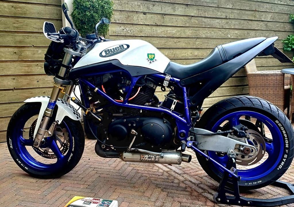 Buell x1 lightning  bleu edition  bj 2001, Motoren, Particulier