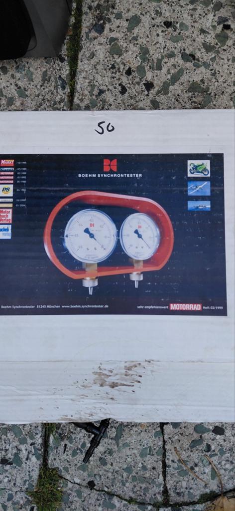 Boehm Synchrontester Motorfiets Carburateur Synchronisatie, Ophalen of Verzenden, Nieuw