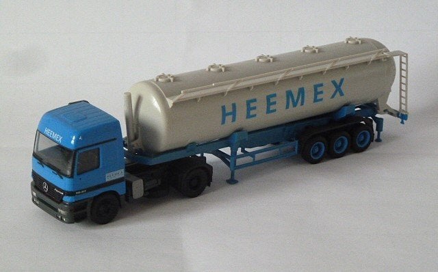 HERPA MB ACTROS  HEEMEX, Verzenden, Zo goed als nieuw, Bus of Vrachtwagen, Herpa
