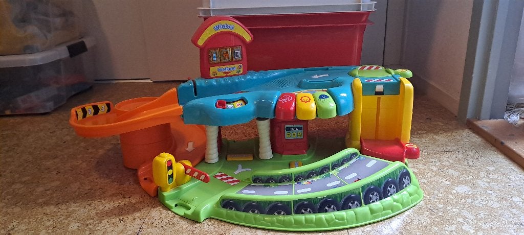 Vtech garage, Kinderen en Baby's, Speelgoed | Vtech, Ophalen, Gebruikt, 2 tot 4 jaar