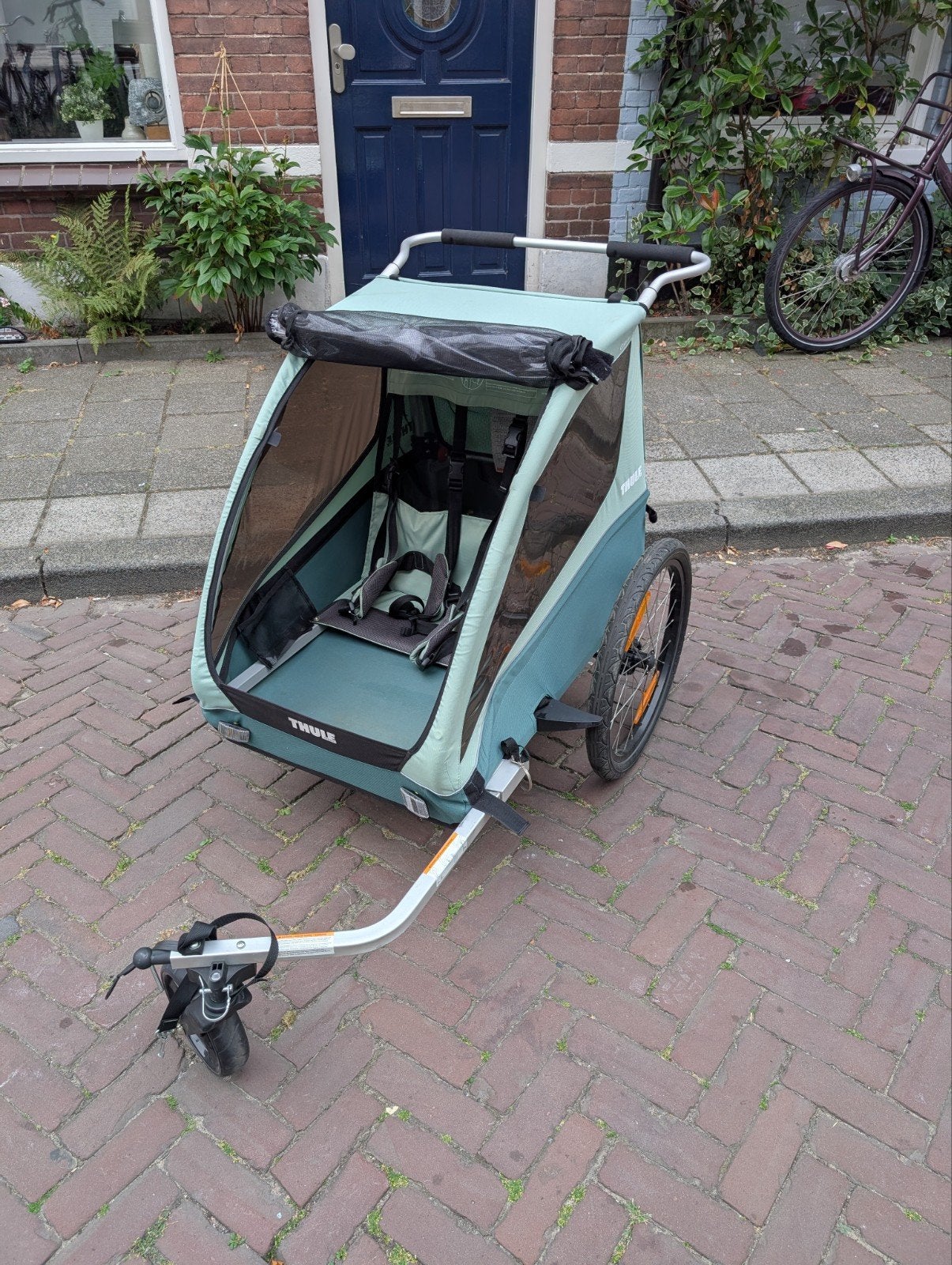 Thule Coaster XT voor 2 kinderen - Moet nu weg, Thule Coaster XT, Opvouwbaar, Ophalen of Verzenden, Zo goed als nieuw