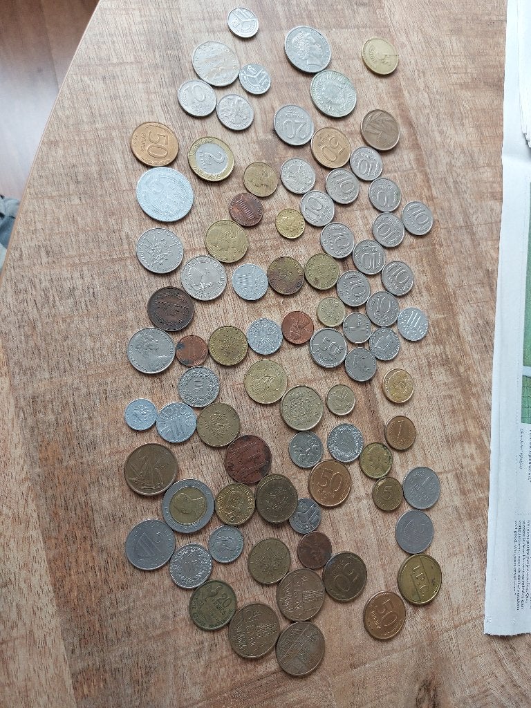 diverse oude munten uit belgie.frankryk enz, Ophalen of Verzenden, Gebruikt